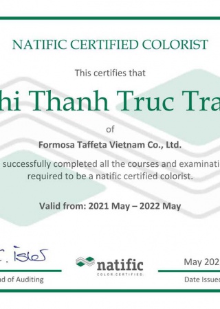 Thi Thanh Truc Tran, natific Certified Colorist