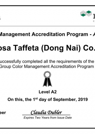 CMAP Certificate for Dong-nai Plant_Level A2