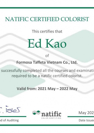 Ed Kao, natific Certified Colorist